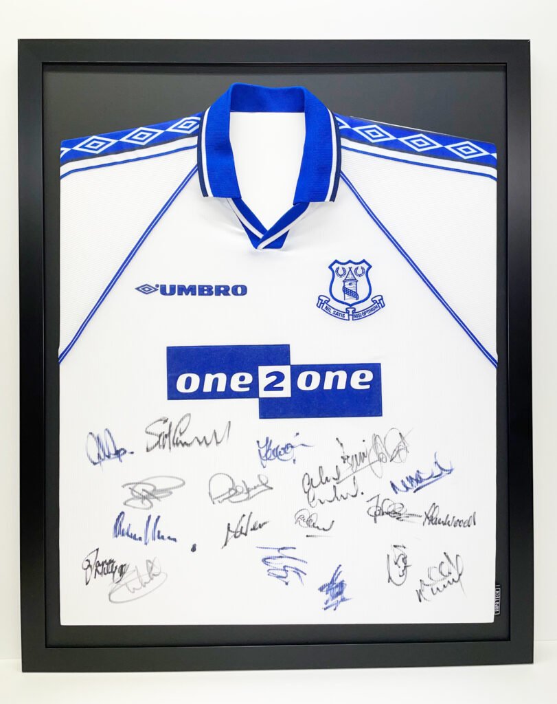 Bronze Level Football Framing Service — Football Shirt Frames